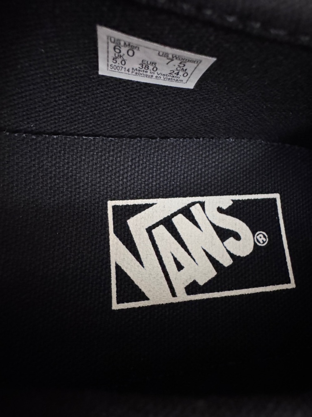 NEW Women VANS Mary Jane trendy sneakerina shoes suede Black Star Buckle Sz 7.5 - Picture 7 of 8